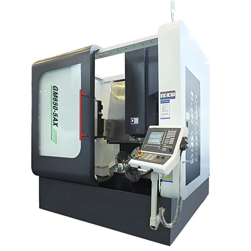 Pum -Canolfan Peiriannu Echel Vertical Machine GM650-5AX