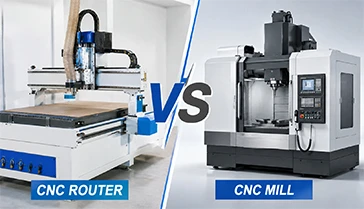 Llwybrydd CNC vs Melin CNC: Gwahaniaethau Allweddol