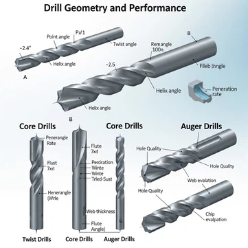Drill Geometry And Performance Drill Geometry And Performance
